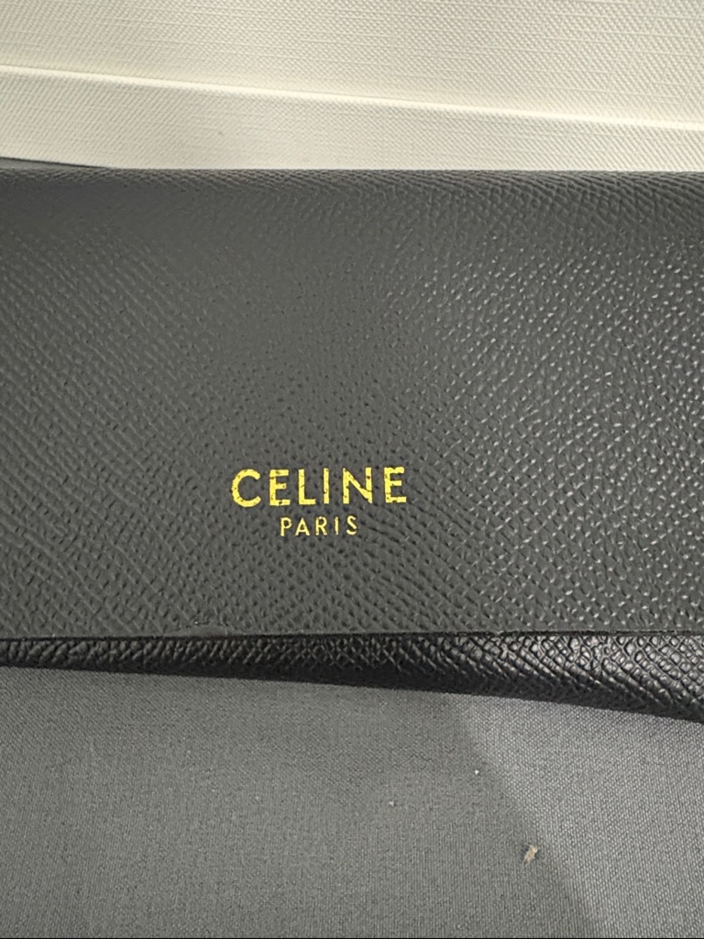 Celine Glossy Black Cat-Eye Sunglasses - Picture 7 of 7